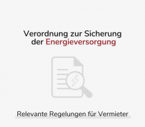 Verordnung zur Sicherung der Energieversorgung
